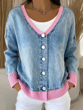 Cardigan de conception de patchwork de la mode des femmes